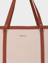 Jessica Beige Classic Tote Bag