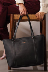 Jessica Black Classic Tote Bag