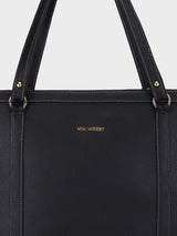 Jessica Black Classic Tote Bag