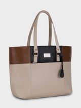 Geller Beige Classic Tote Bag