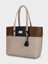 Geller Beige Classic Tote Bag