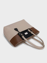 Geller Beige Classic Tote Bag