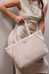 Charles Beige Classic Tote Bag