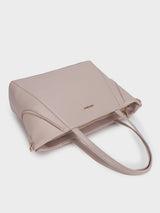 Charles Beige Classic Tote Bag