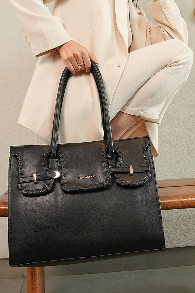 Bennet Black Classic Tote Bag