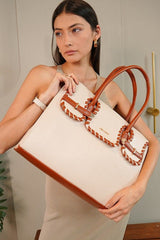 Bennet Beige Classic Tote Bag