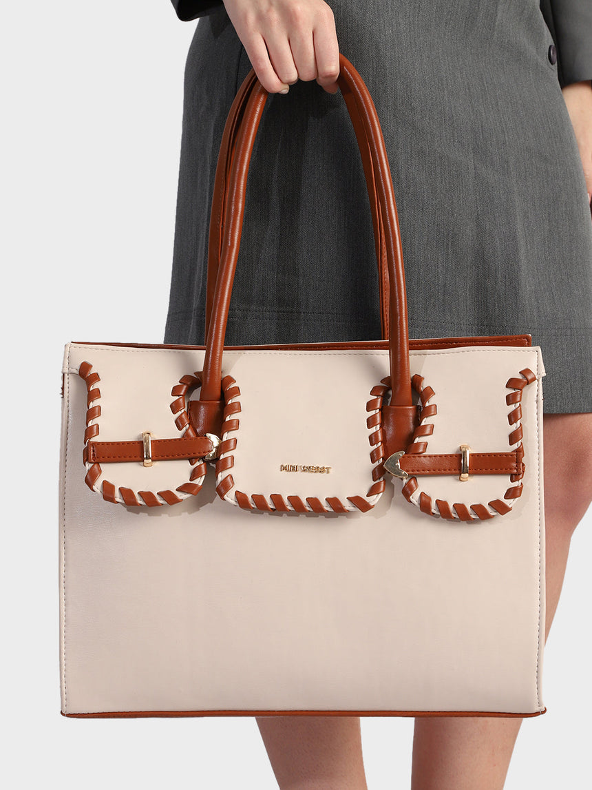 Bennet Beige Classic Tote Bag
