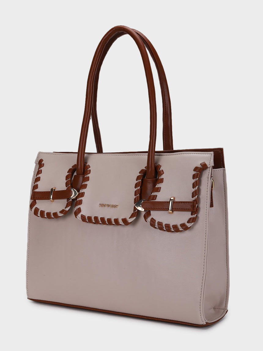 Bennet Beige Classic Tote Bag