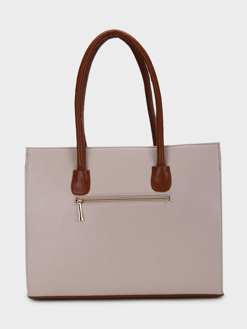 Bennet Beige Classic Tote Bag