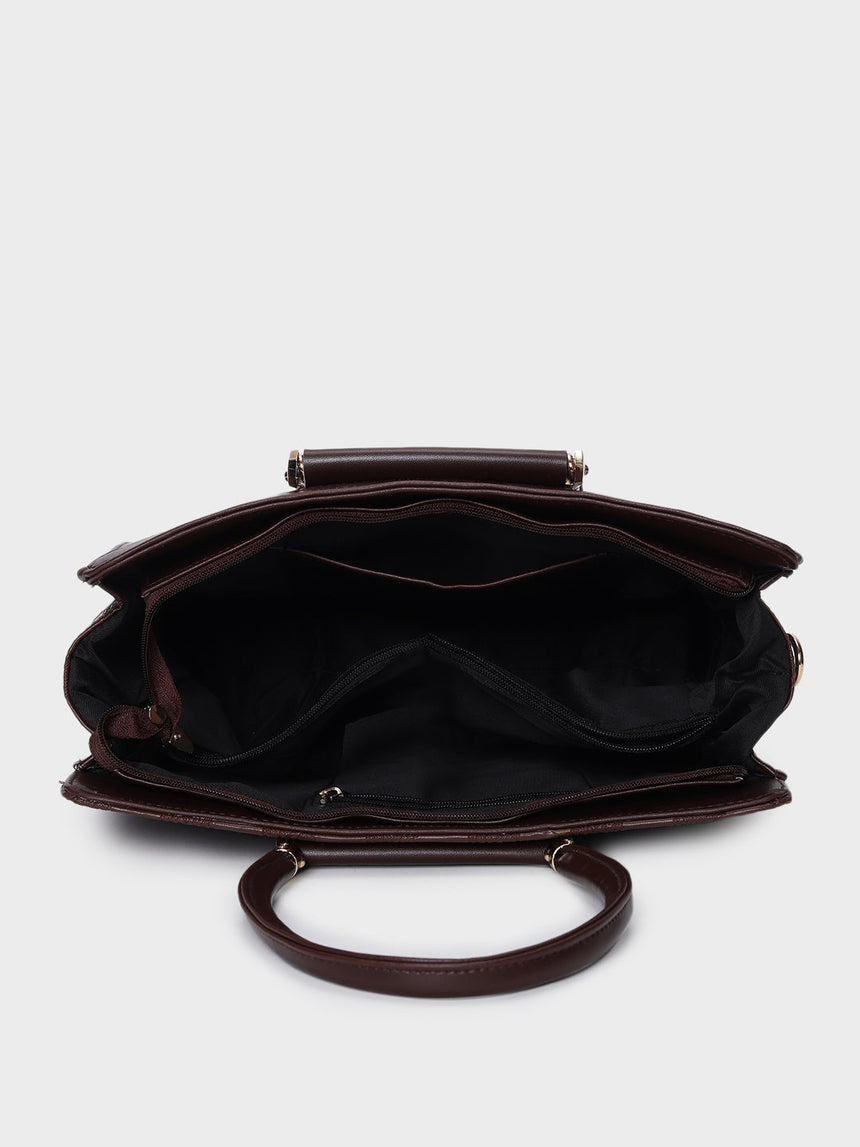 Veronica Mw Brown Tote Bag