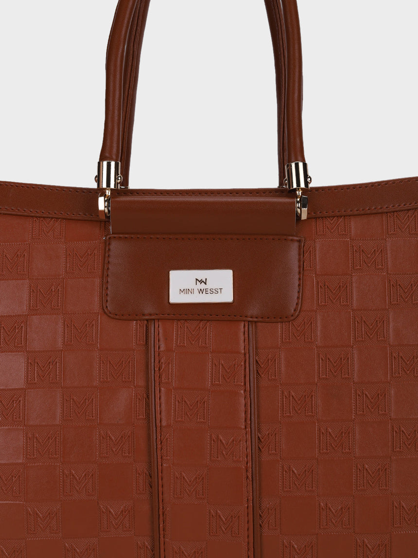 Veronica Mw Tan Tote Bag
