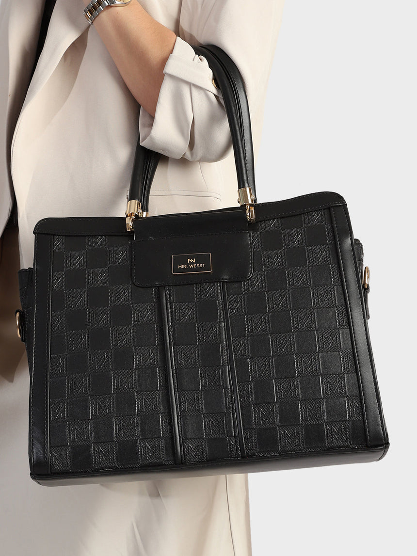 Veronica Mw Black Tote Bag