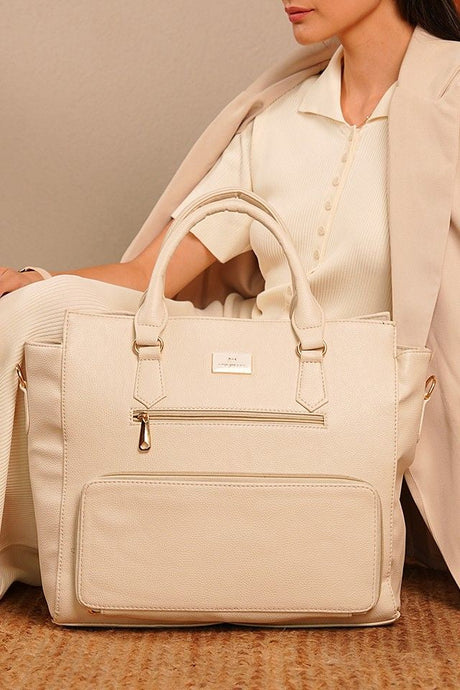 Hilary White Classic Lunch Tote Bag