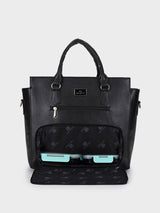 Hilary Black Classic Lunch Tote Bag