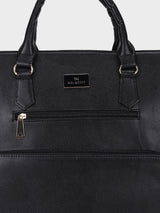 Hilary Black Classic Lunch Tote Bag