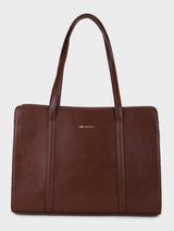 Aria Brown Tote Bag