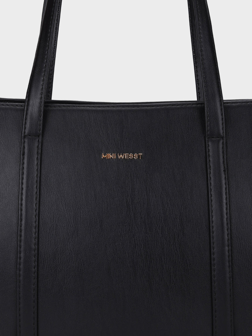 Aria Black Tote Bag