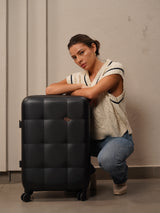 Marvel Check In  Black Medium