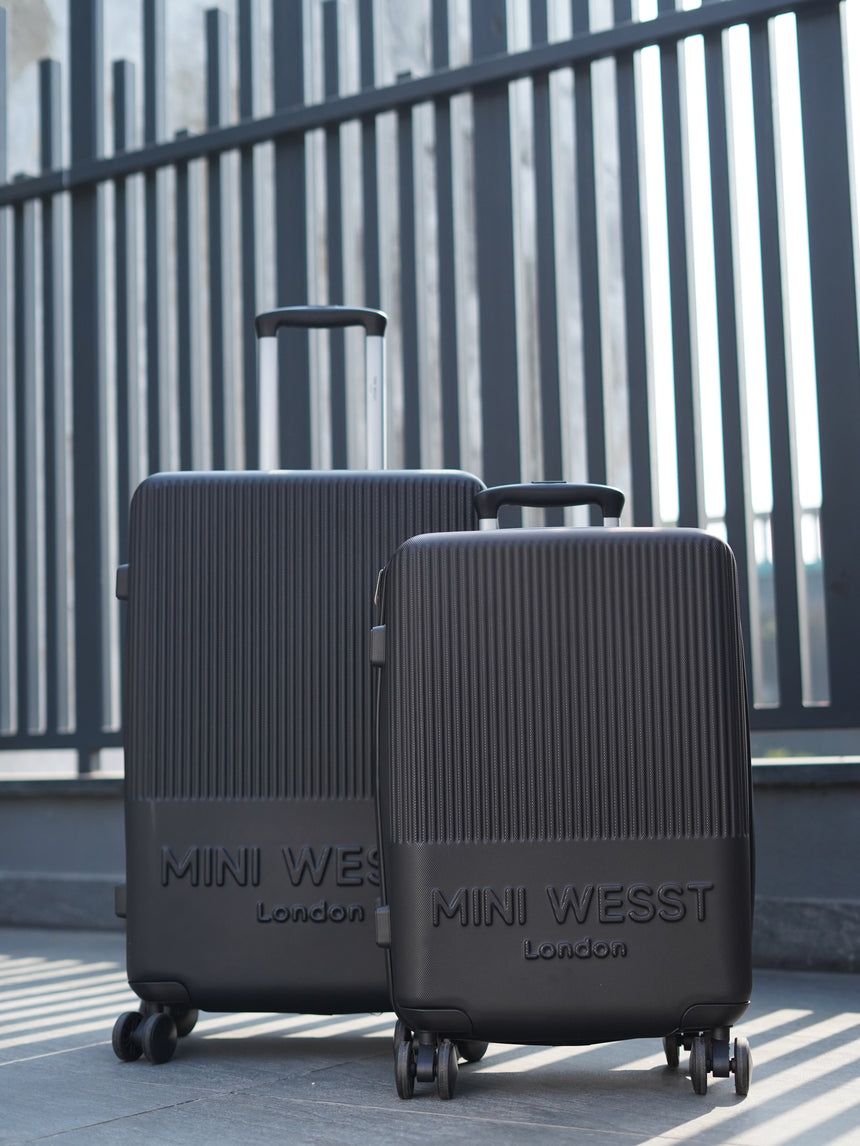 Mw London Black Set Of 2 Luggage