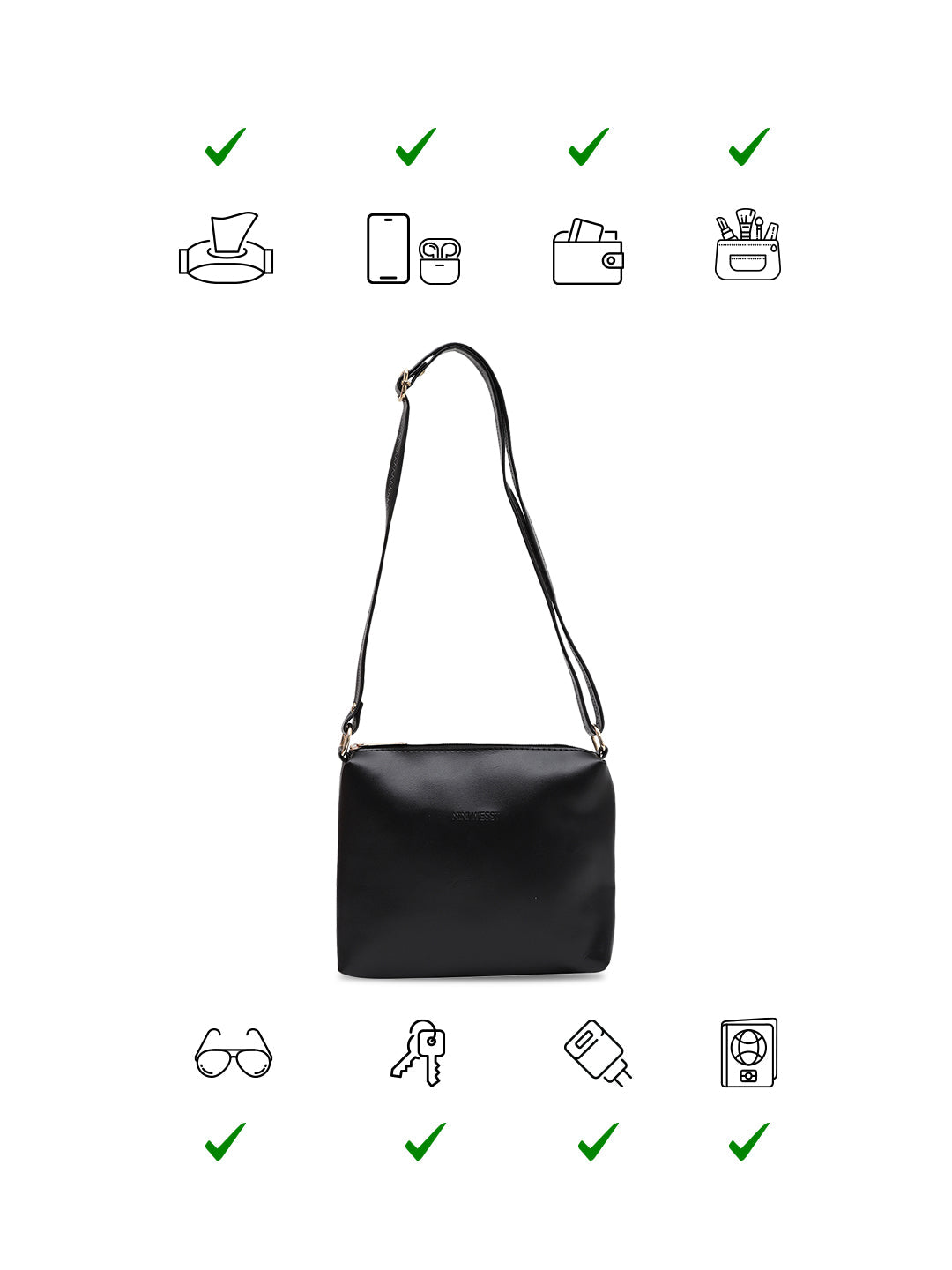 Black Sling Bag