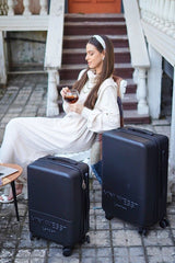 Mw London Black Set Of 2 Luggage