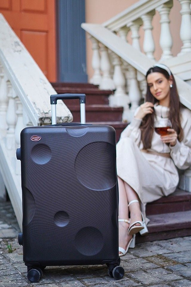 The Moon Check In Black Medium