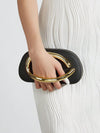 Black Ashley Handheld Clutch