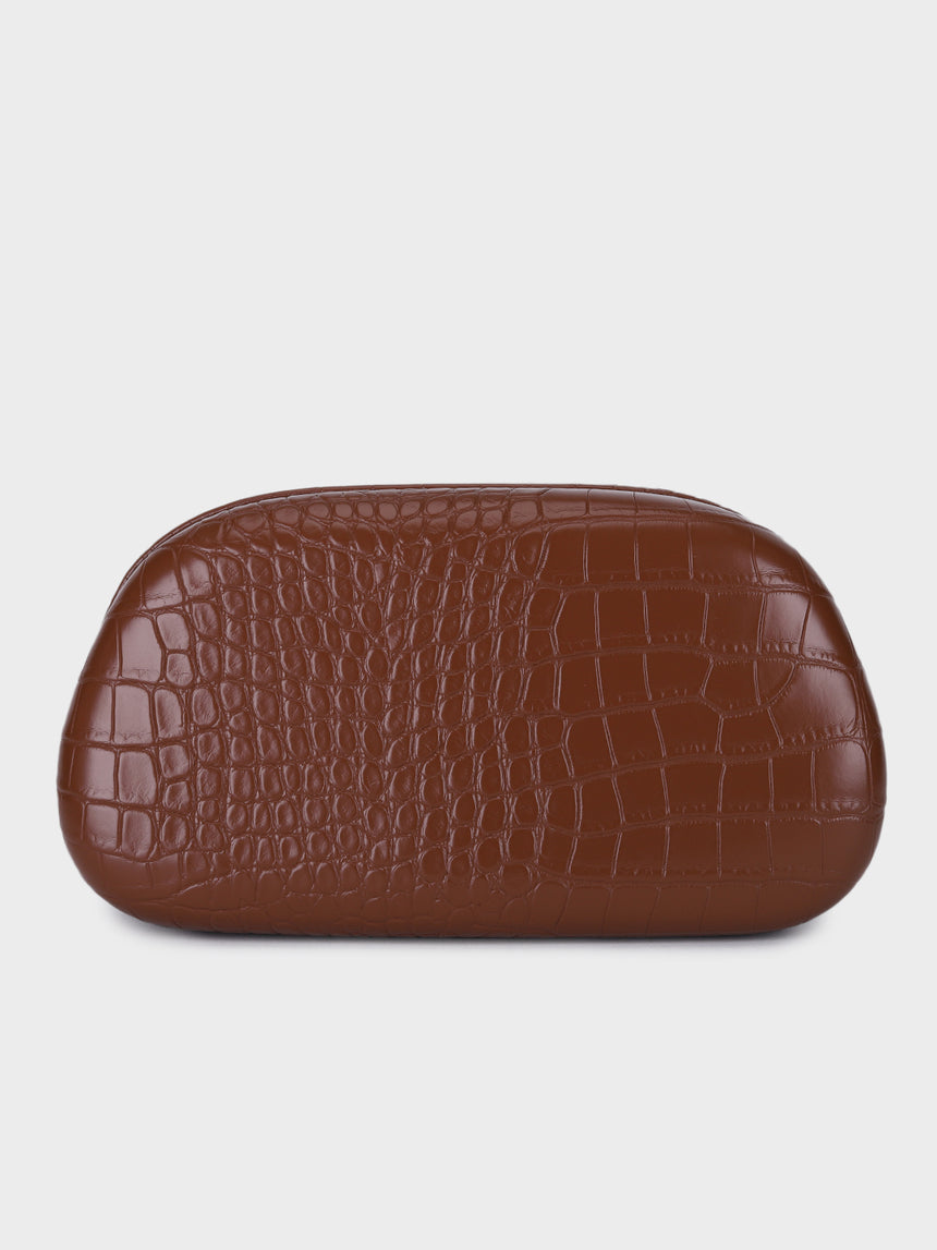 Cleo Tan Clutch