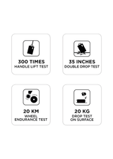 The Moon Check In Black Medium Luggage