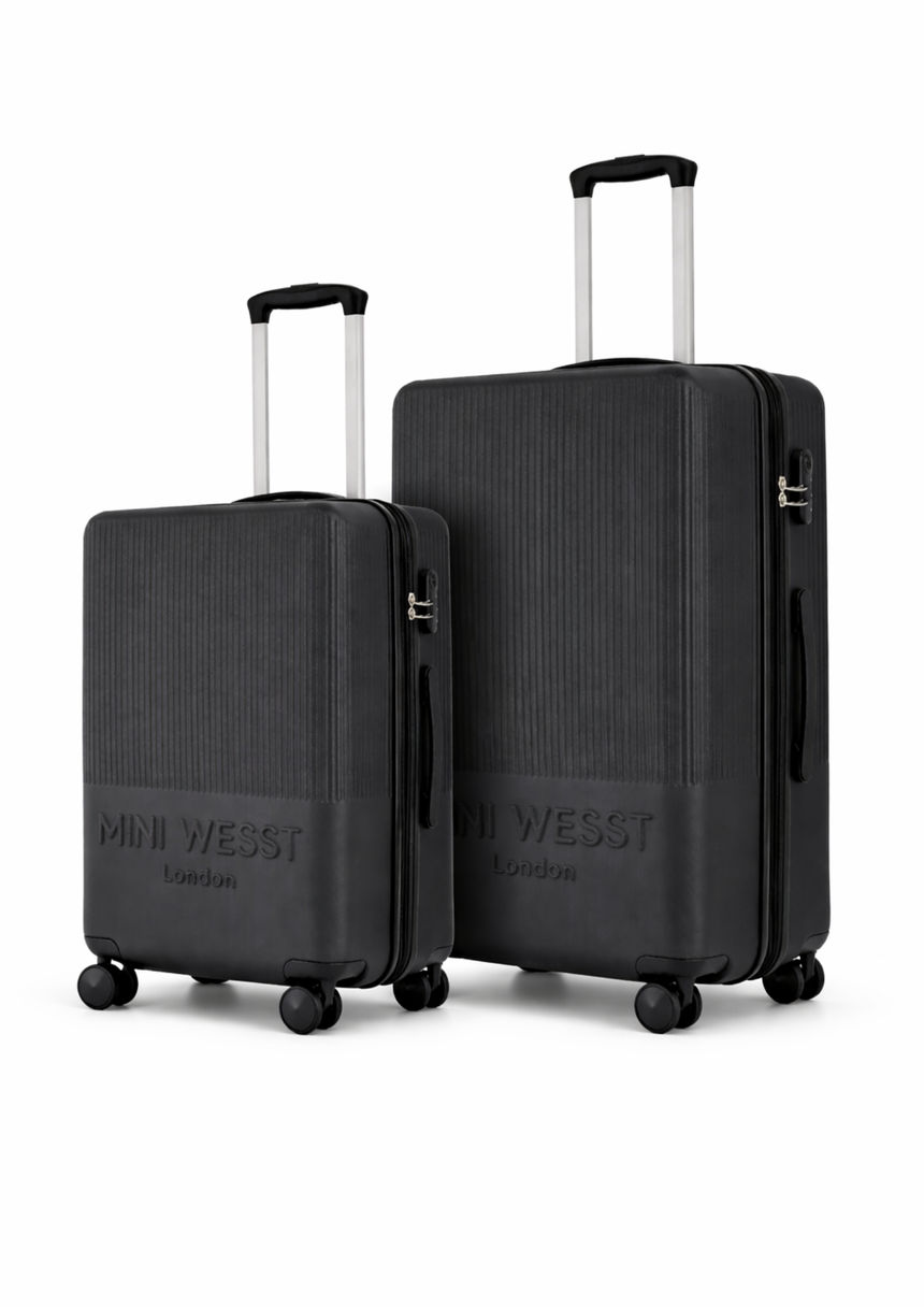 Mw London Black Set Of 2 Luggage