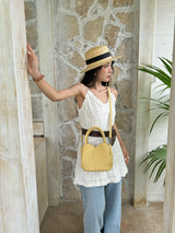 TULIP BUCKET HANDBAG