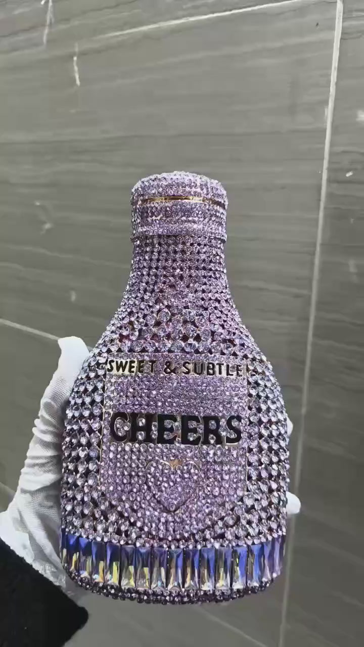 Champagne Multicolor Clutch