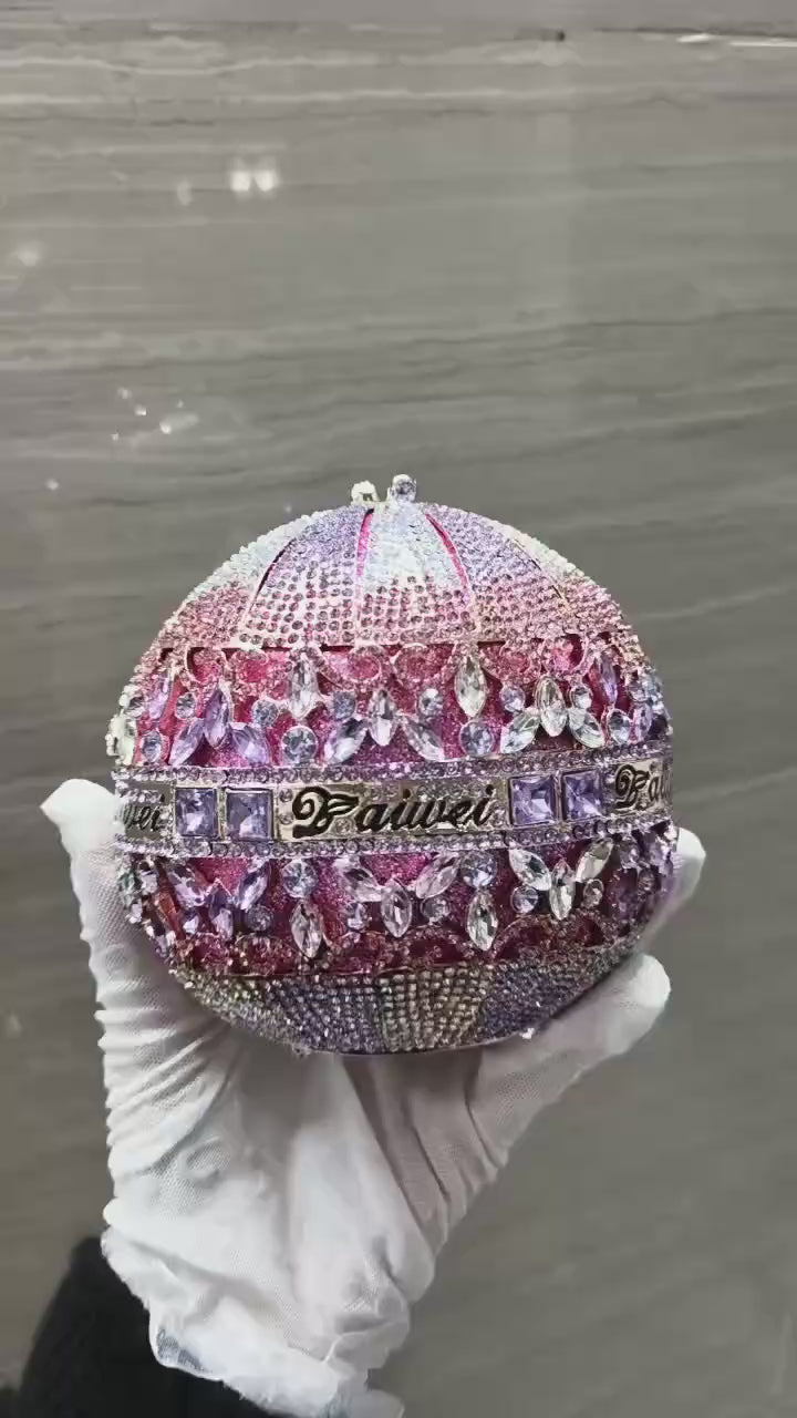 Hot Air Balloon Multicoloured Clutch