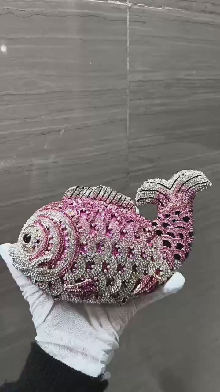 Fish Multicoloured Clutch