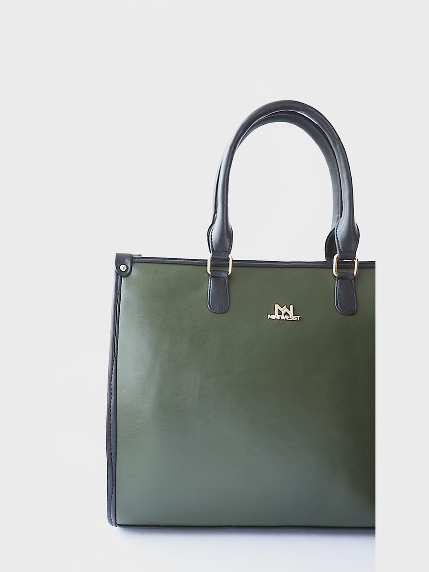Hannah Black Classic Tote Bag