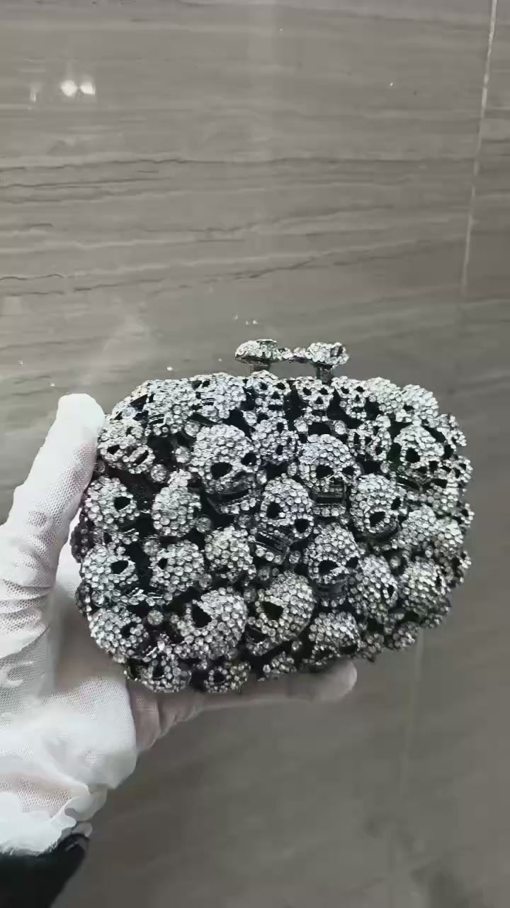 Skull Multicolor Clutch