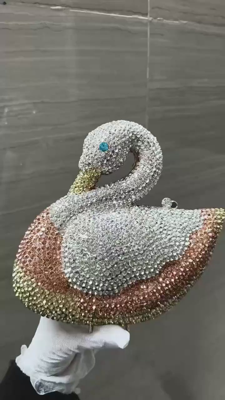 Swan Multicolor Clutch