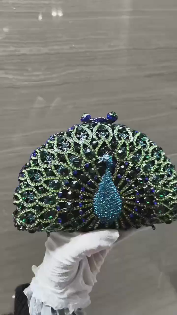 Peacock Multicolor Clutch