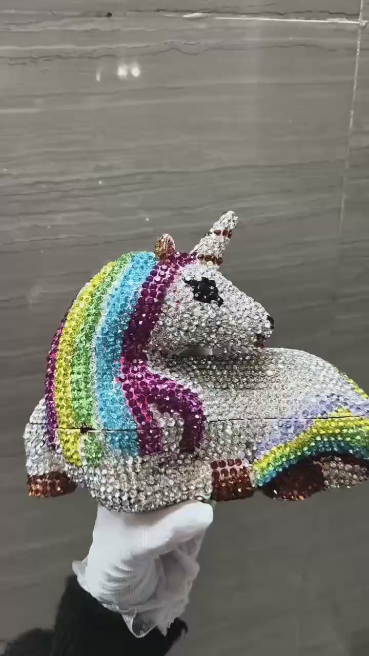 Unicorn Multicolor Clutch