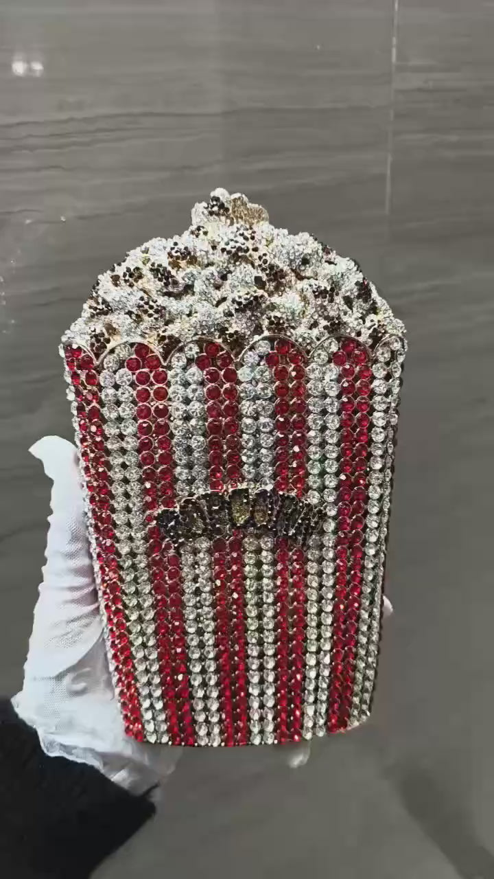 Popcorn Multicolored Clutch