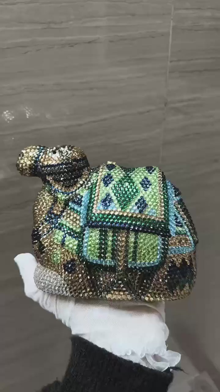 Camel Multicolor Clutch