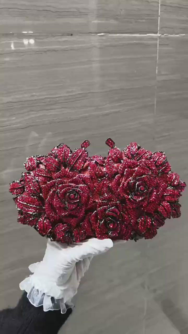 Rose Multicolor Clutch