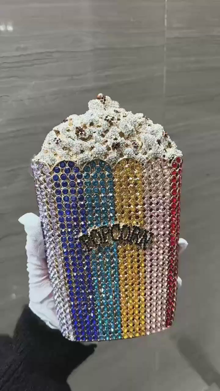 Popcorn Multicolor Clutch