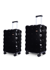 On The Go Black Set Of 2 Luggage