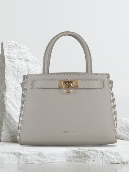 MINI WESST Women's Grey Handheld Bag(MWHB112GY)