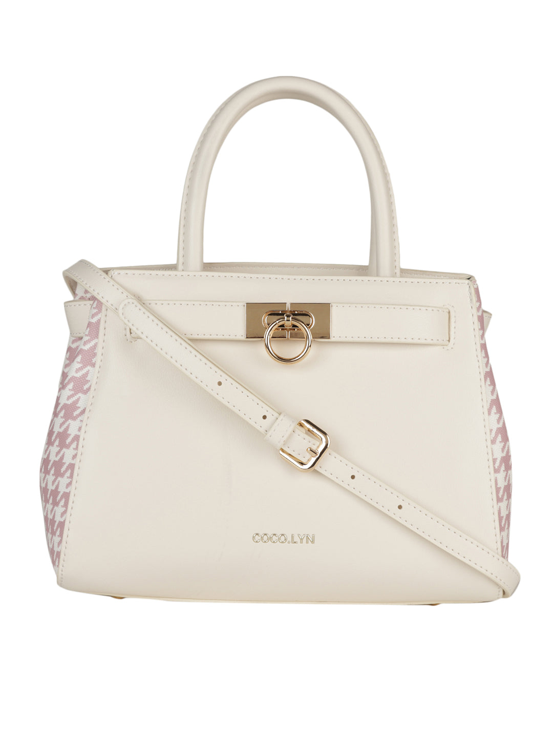 MINI WESST Women's White Handheld Bag(MWHB113WT)