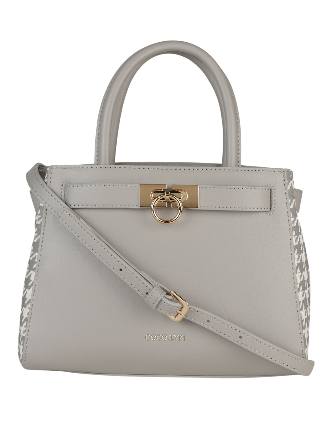 MINI WESST Women's Grey Handheld Bag(MWHB112GY)