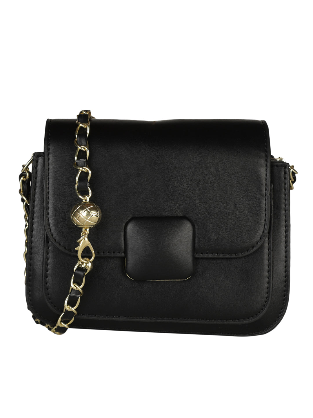 MINI WESST Women's Black Sling Bag(MWHB122BL)