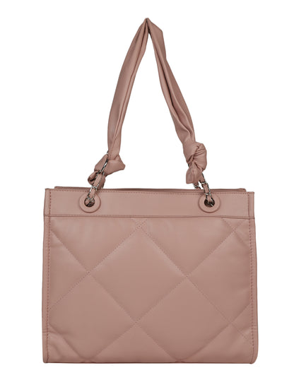 MINI WESST Women's Pink Tote Bag(MWTB034PK)
