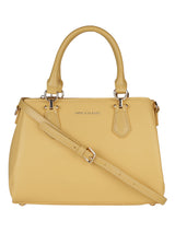 Women's Yellow Handheld Bag